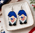 🌴 South Carolina Flag Earrings | Palmetto Tree Teardrop Earrings | SC State Pride Jewelry | South Carolina Gift for Women (Copy)