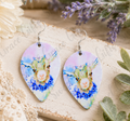 🐐 Watercolor Goat Teardrop Earrings | Goat Lover Gift | Farm Animal Dangle Earrings | Colorful Farmhouse Jewelry for Women