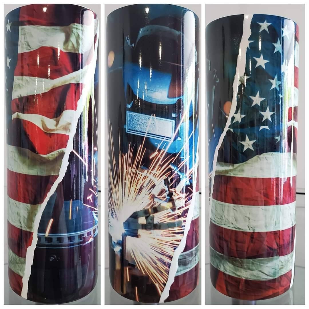 Welder Tumbler, Welding Tumbler, Customized Tumbler, Specialty Tumbler